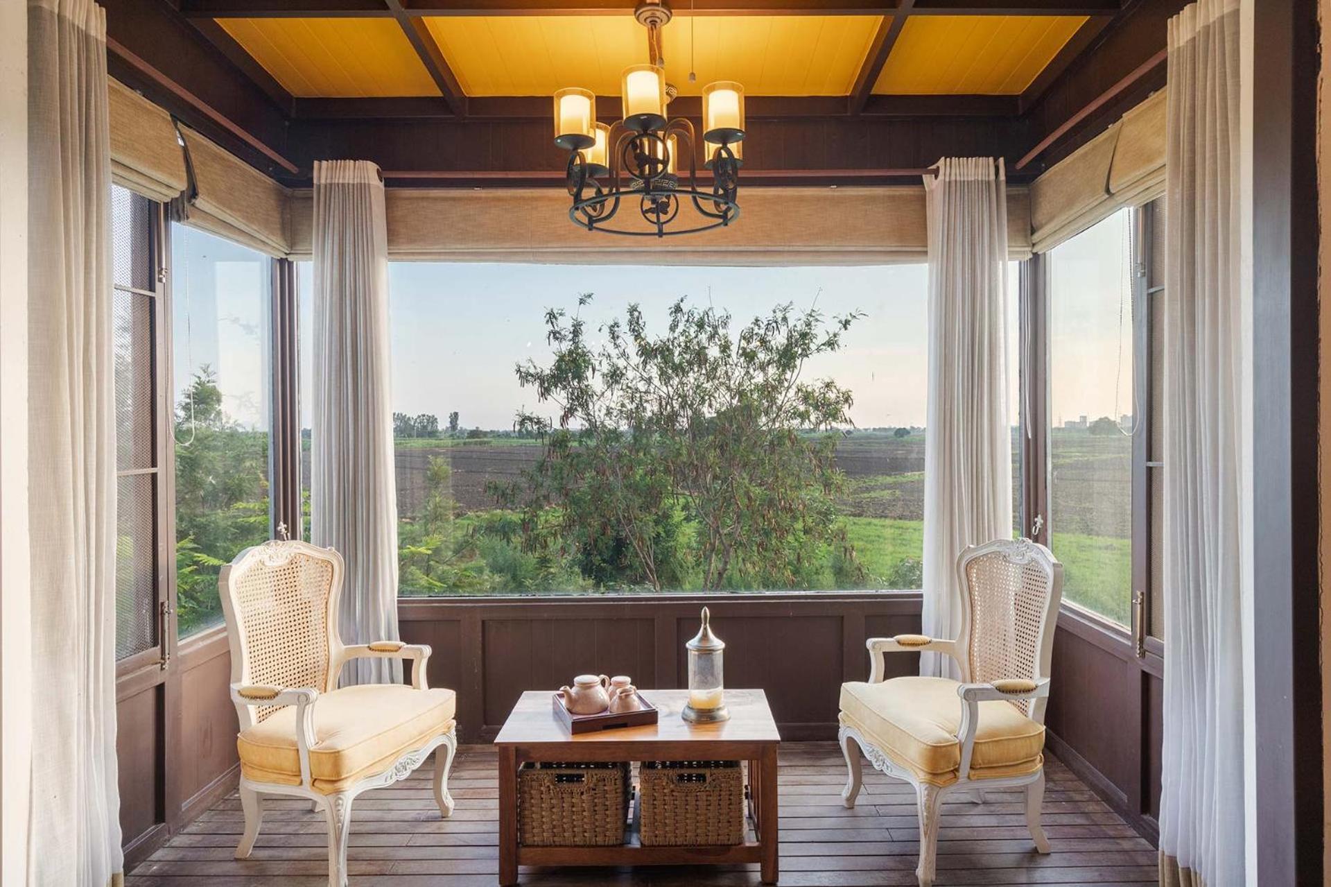 Stayvista'S The Barn House - Farm-View Villa With With Bonfire, Indoor Pool & Bar Чандигарх Экстерьер фото